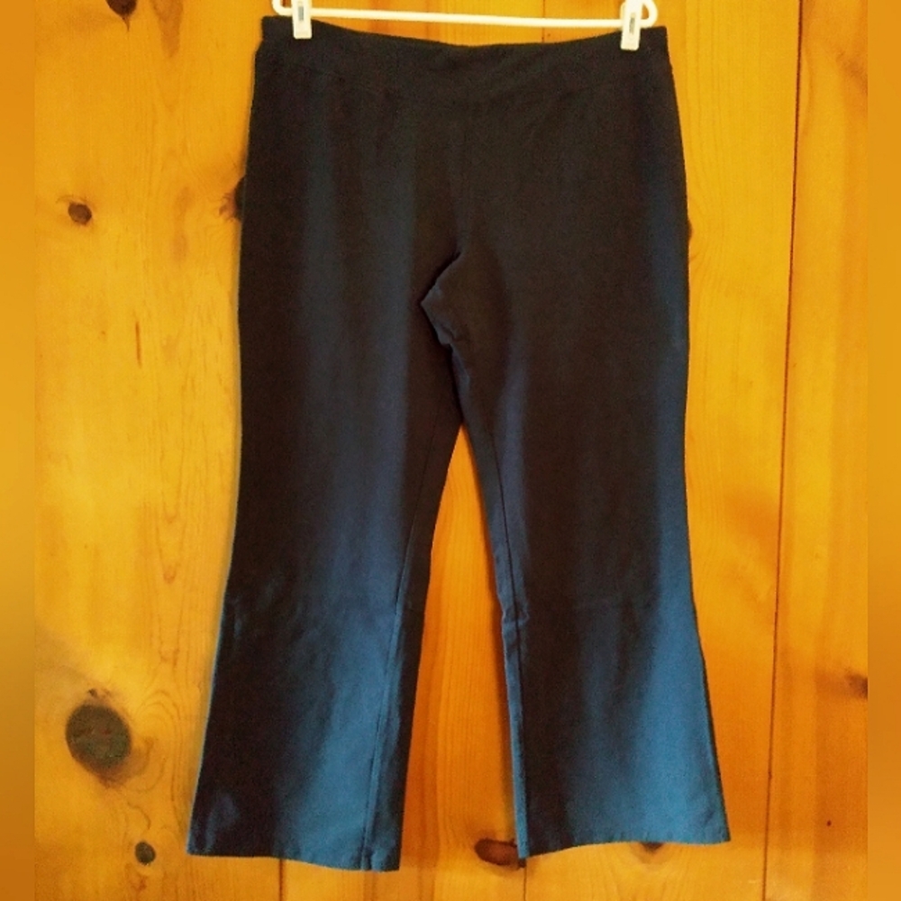 Denim&Co Active Petite Cotton Stretch Yoga Pant